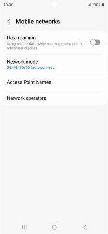 Press Access Point Names.