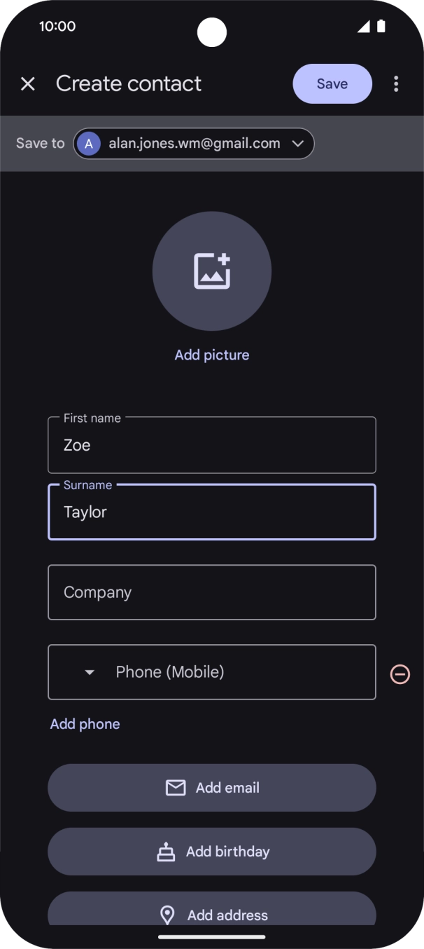 Press Phone and key in the required phone number.