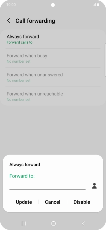 Press Disable.