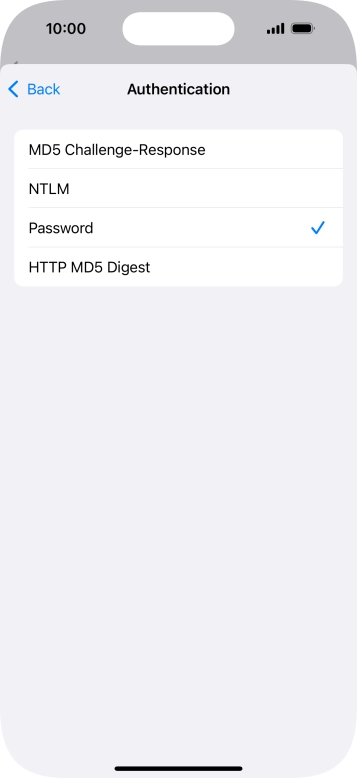 Press Password.