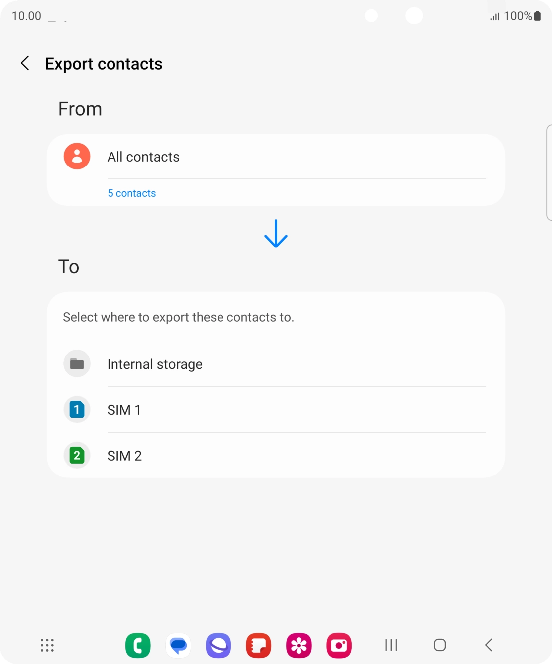 Press the name of your SIM.