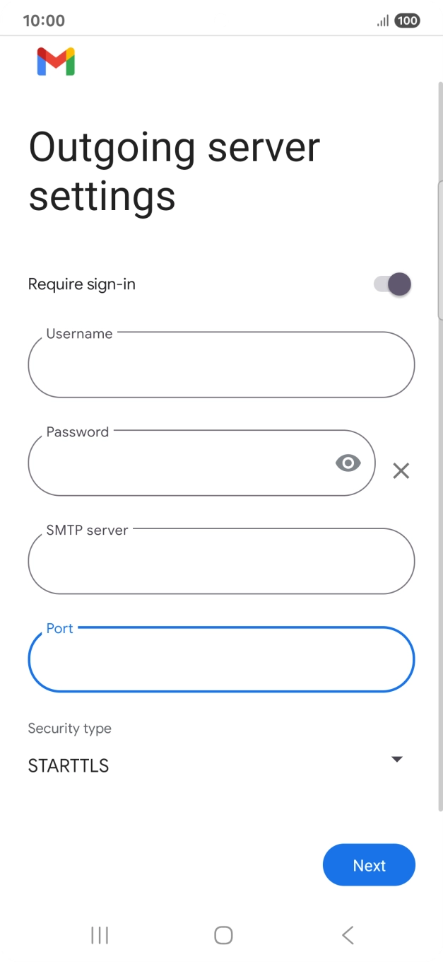 Press the drop down list below 