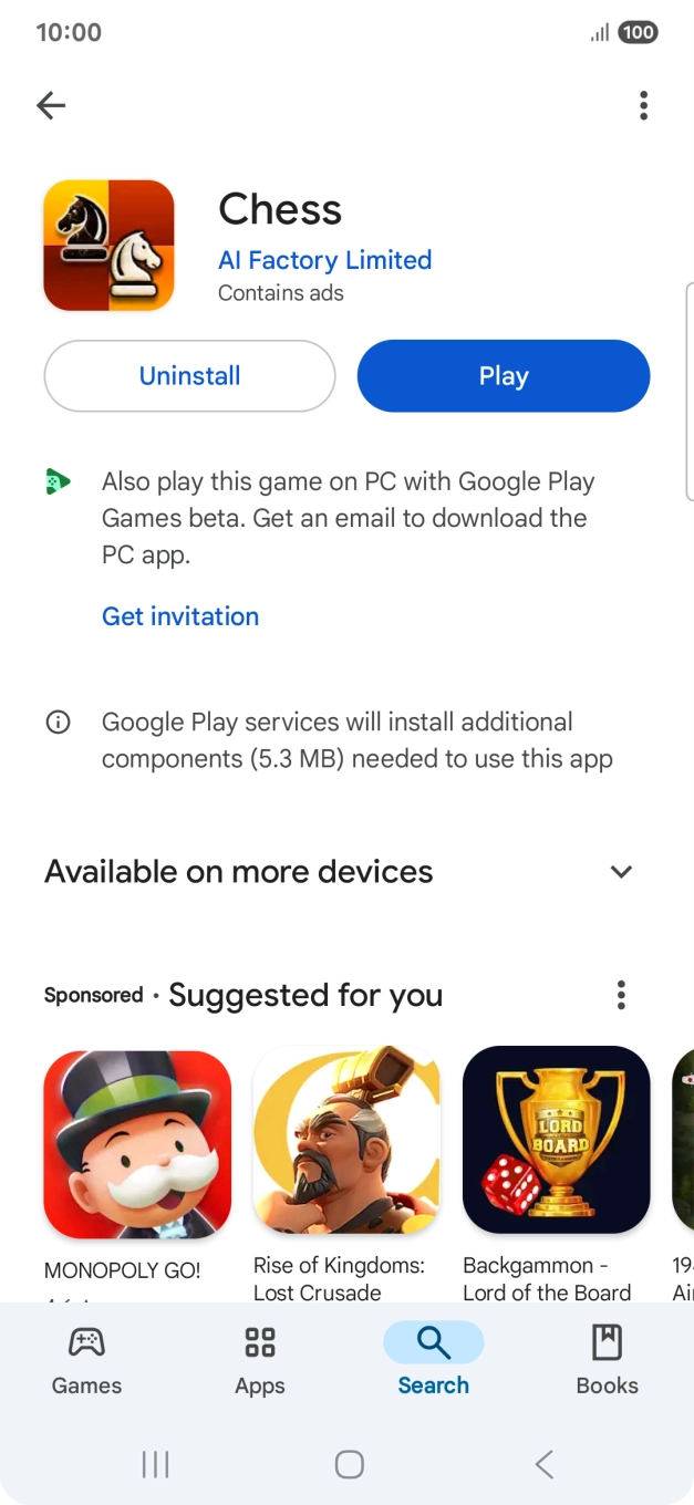 Press the Home key to return to the home screen.