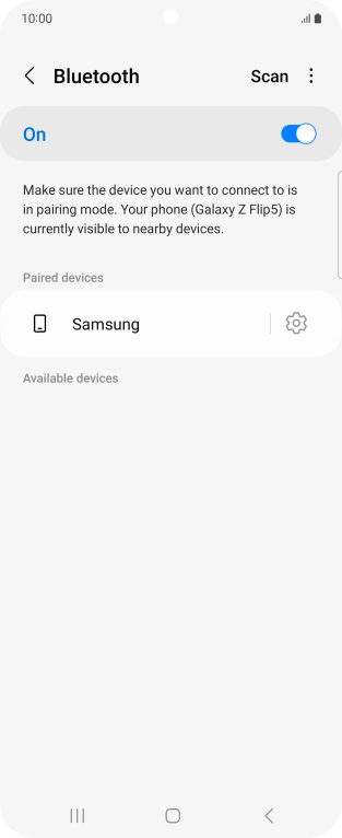 Press the Home key to return to the home screen.