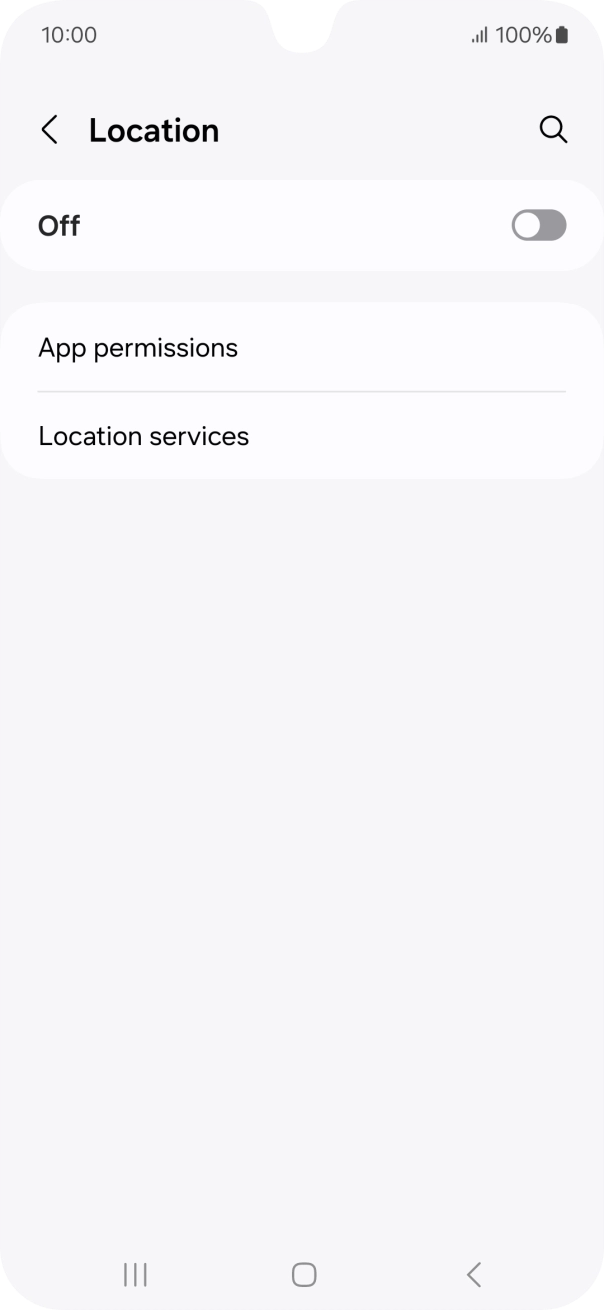 Press the indicator to turn the function on or off.