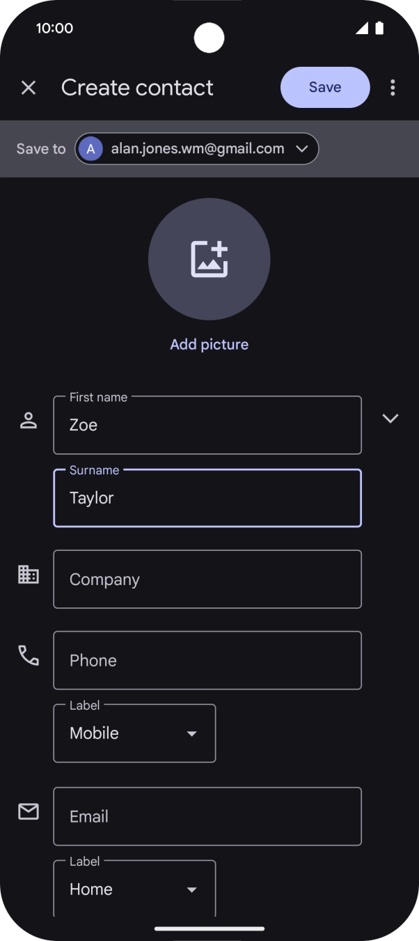 Press Phone and key in the required phone number.