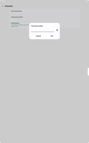 Key in +61101 and press OK.