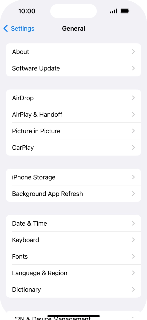 Press Background App Refresh. Press Background App Refresh.