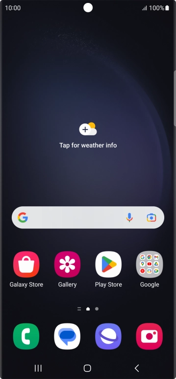 Press the call icon.