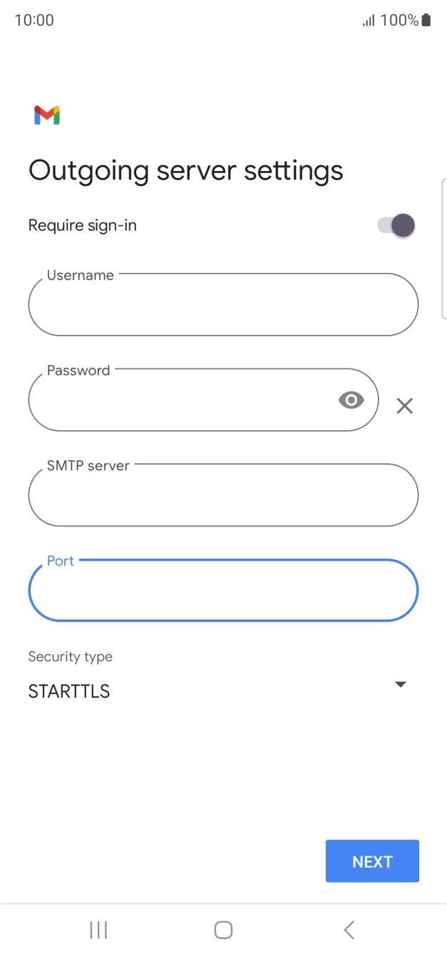 Press the drop down list below 