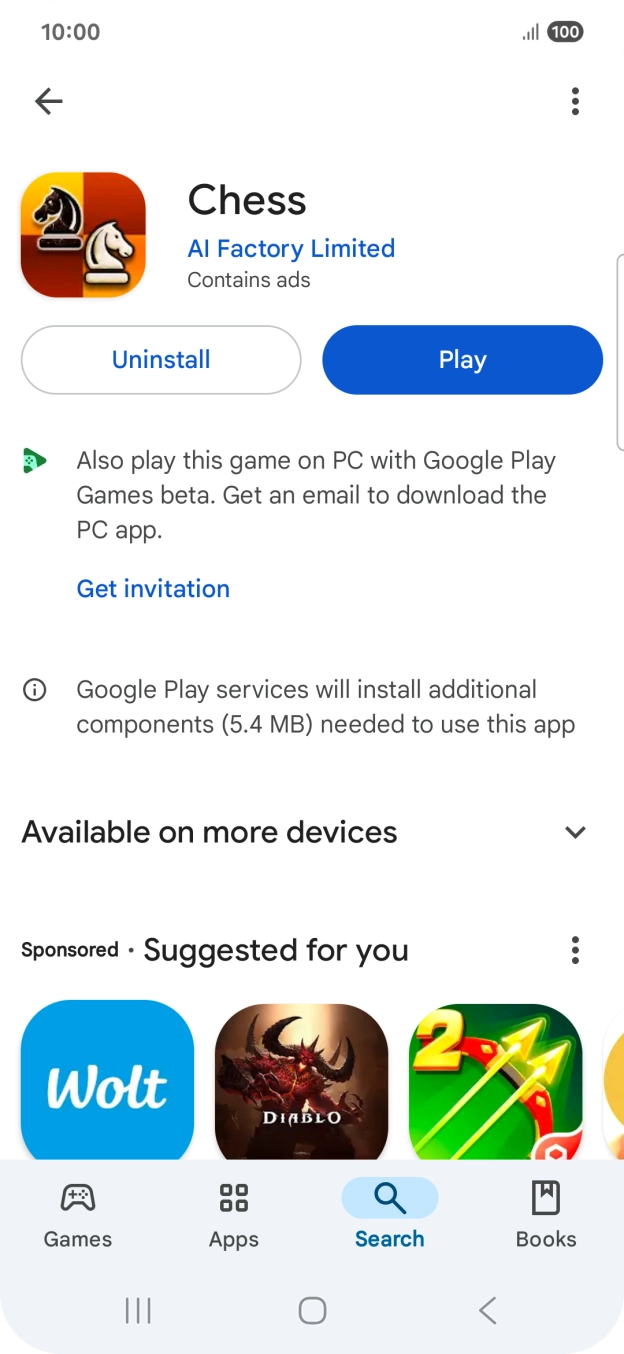 Press the Home key to return to the home screen.