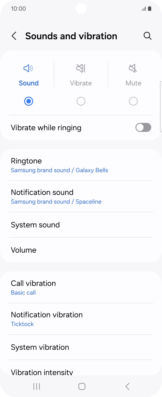Press Ringtone.