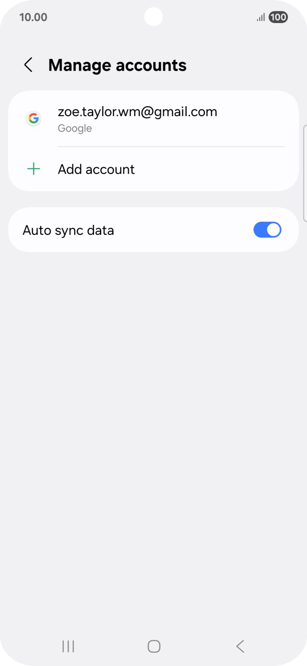 Press the Home key to return to the home screen.