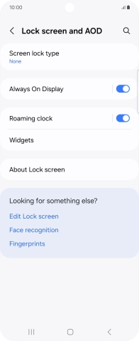 Press the Home key to return to the home screen.