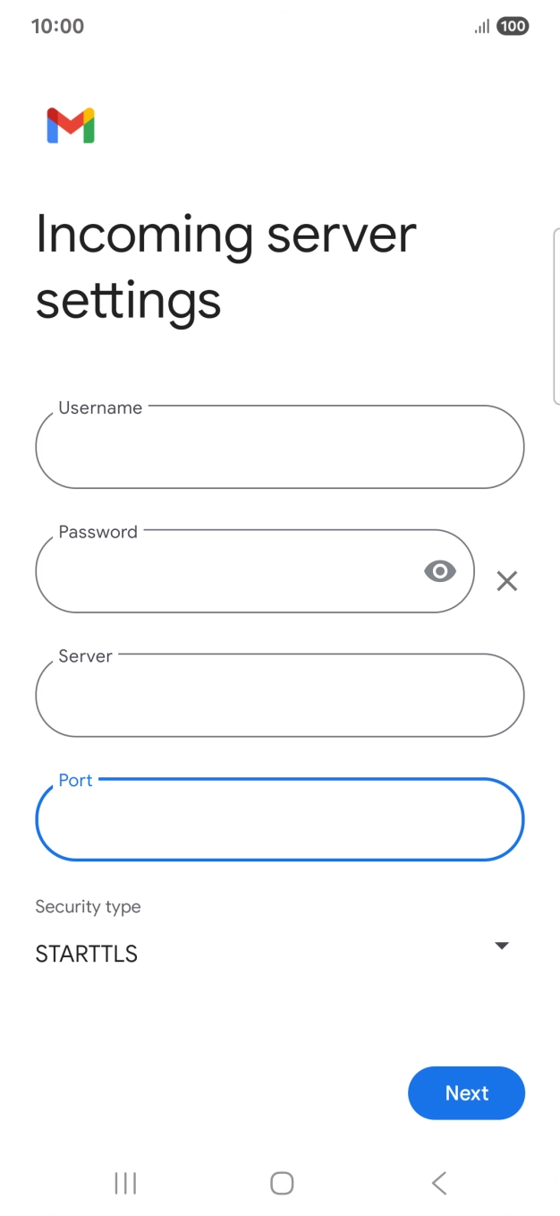 Press the drop down list below 