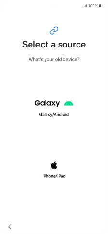 Press the required setting and follow the instructions on the screen to transfer the content from another phone.