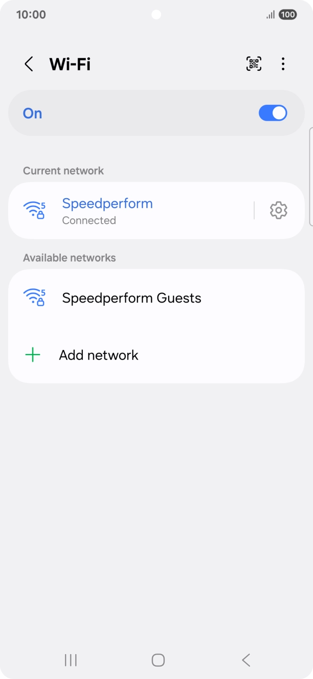 Press the Home key to return to the home screen.
