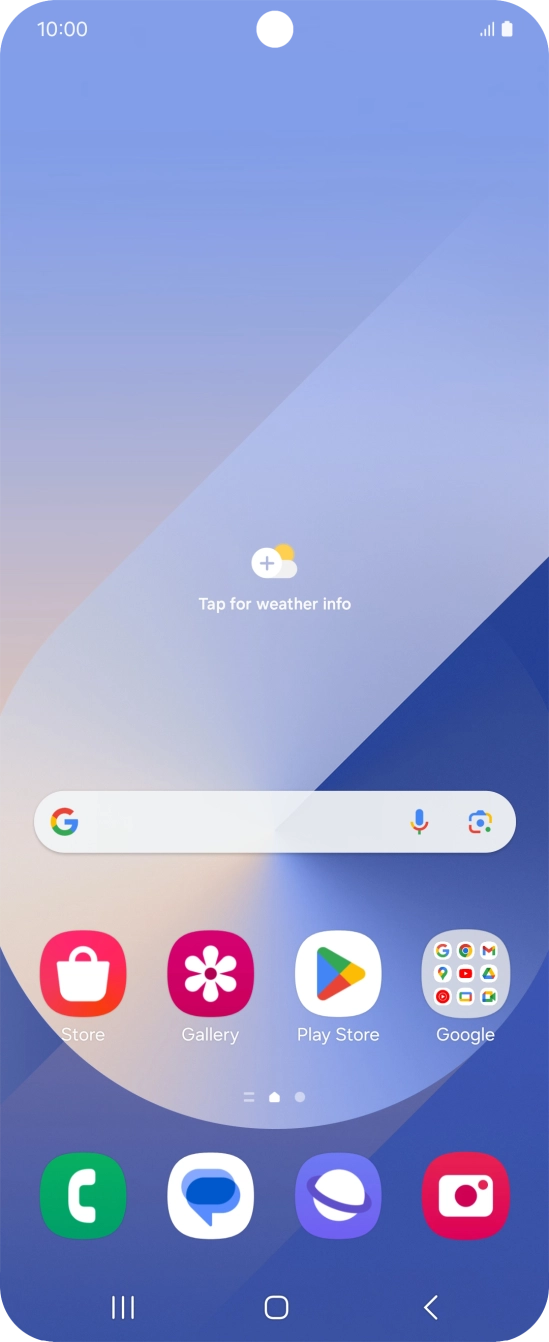 Press the call icon.