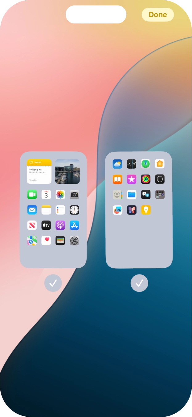 Press Done. Press Done.