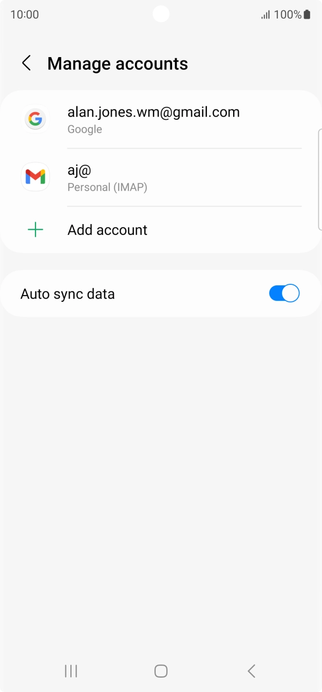 Press the Home key to return to the home screen.
