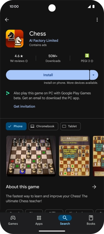 Slide your finger upwards starting from the bottom of the screen to return to the home screen.