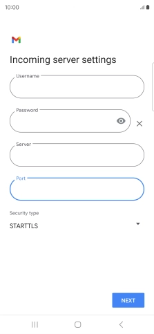 Press the drop down list below 
