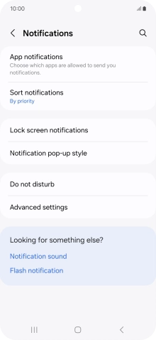 Press App notifications.