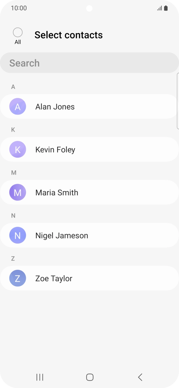 Press the field above 