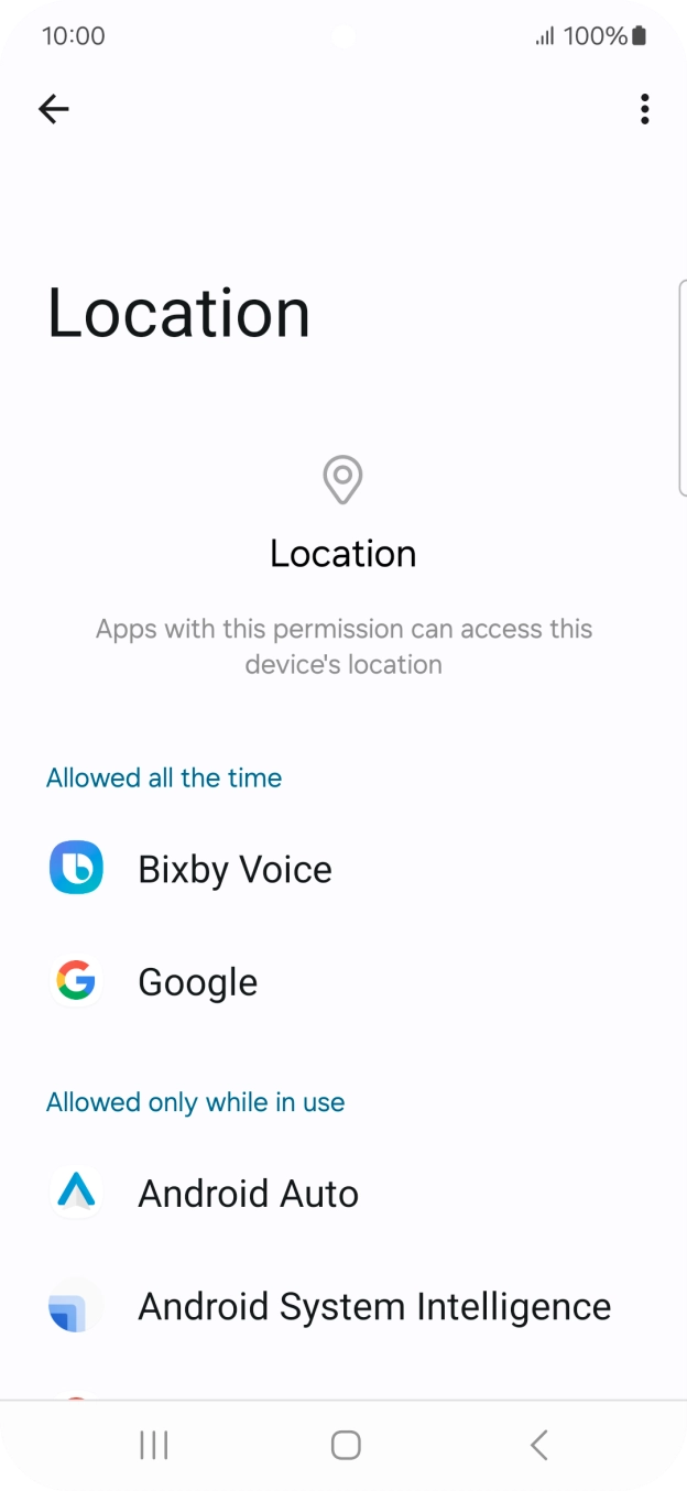 Press the required app. Press the required app.