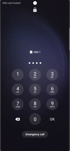 If you're asked to key in your PIN, do so and press OK.