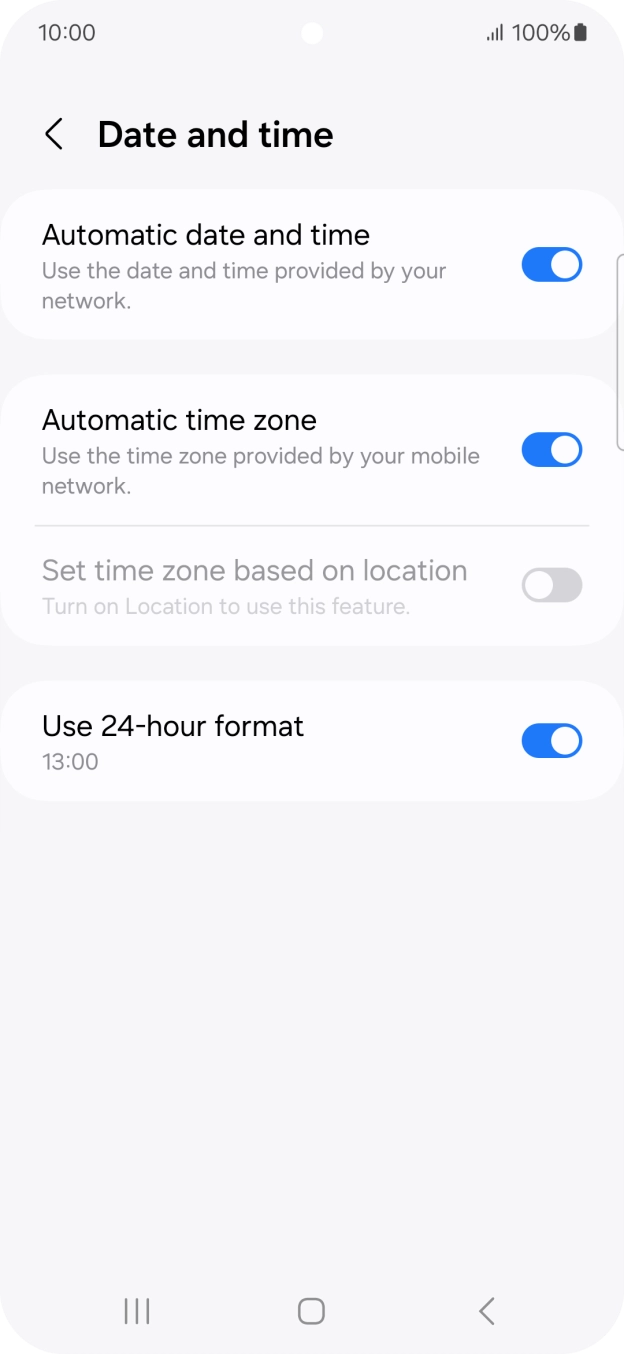 Press the Home key to return to the home screen.