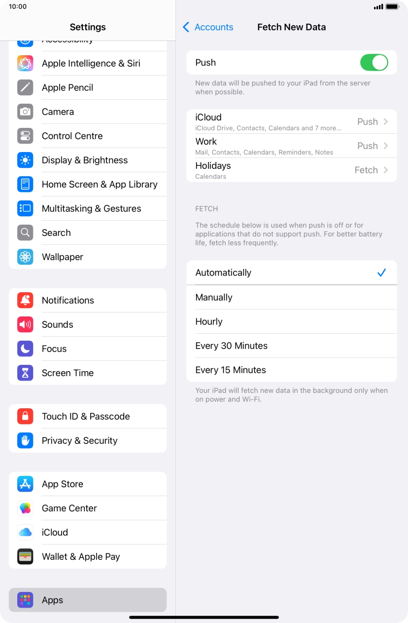 Slide your finger upwards starting from the bottom of the screen to return to the home screen.