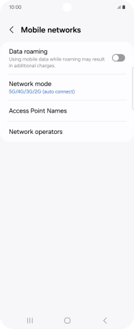 Press Access Point Names.