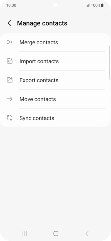 Press Import contacts.