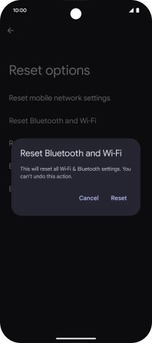 Press Reset.