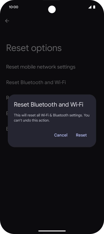 Press Reset.