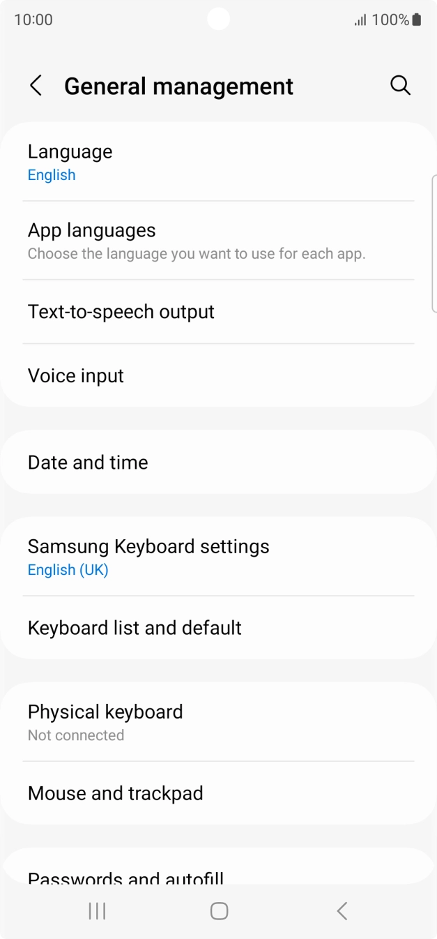 Press Date and time.