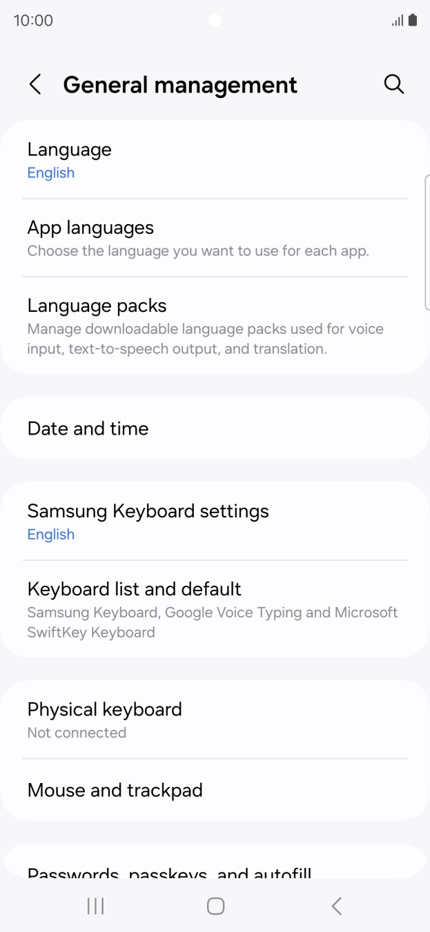 Press Date and time.