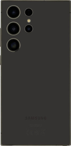 Image 3: Samsung Galaxy S24 Ultra in Black Back