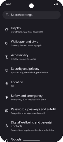Press Passwords, passkeys and autofill.