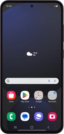 Image 1: Front view of the Samsung Galaxy S24 FE