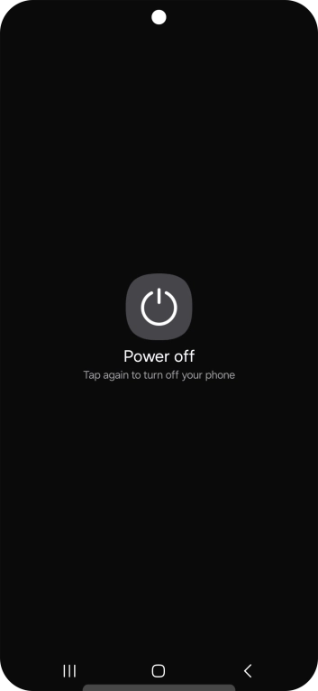 Press Power off.