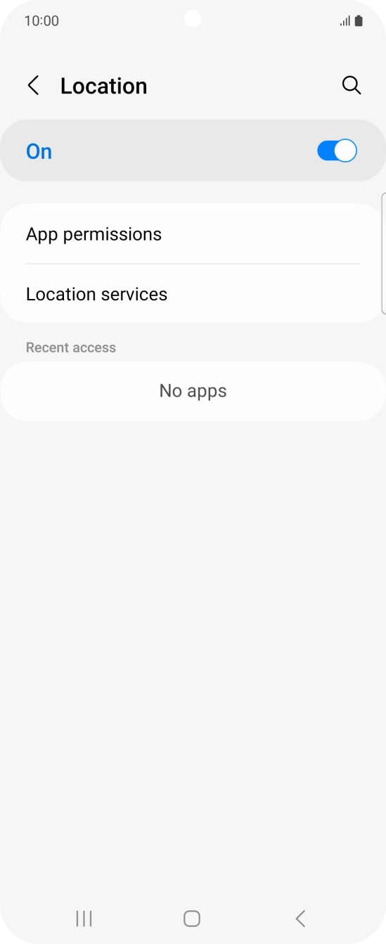 Press App permissions. Press App permissions.