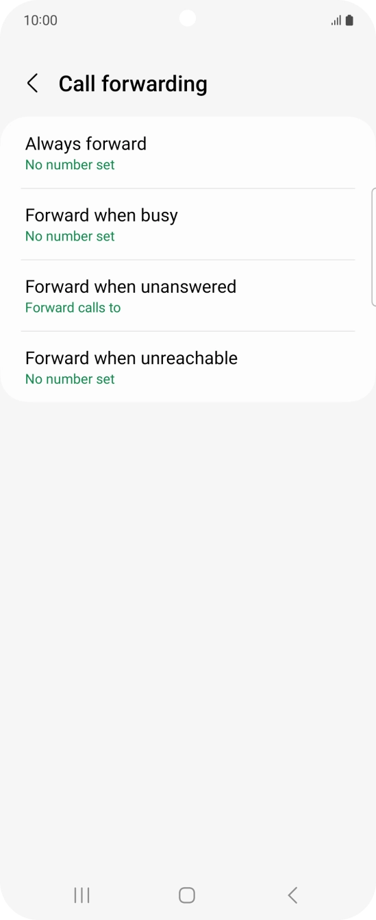 Press the Home key to return to the home screen.