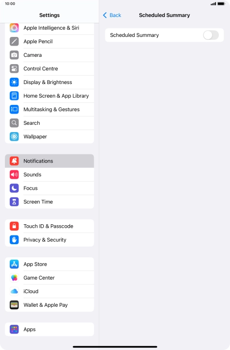 Press the indicator next to Press the indicator next to