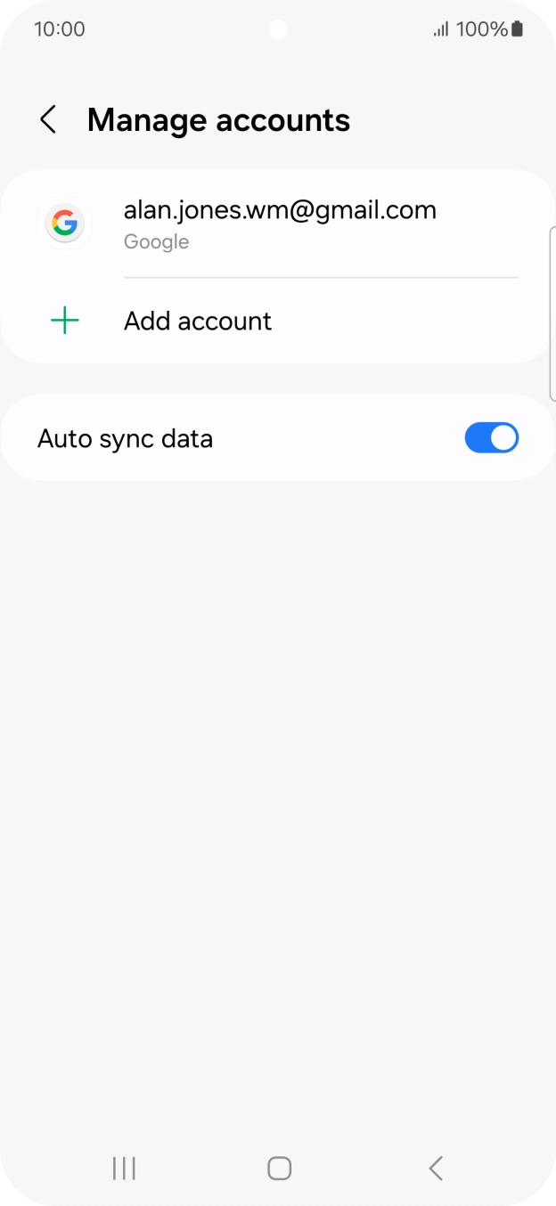 Press the Home key to return to the home screen.