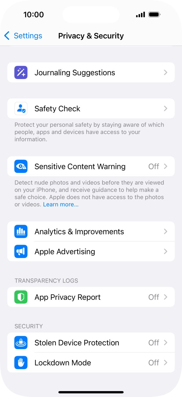 Press Sensitive Content Warning.