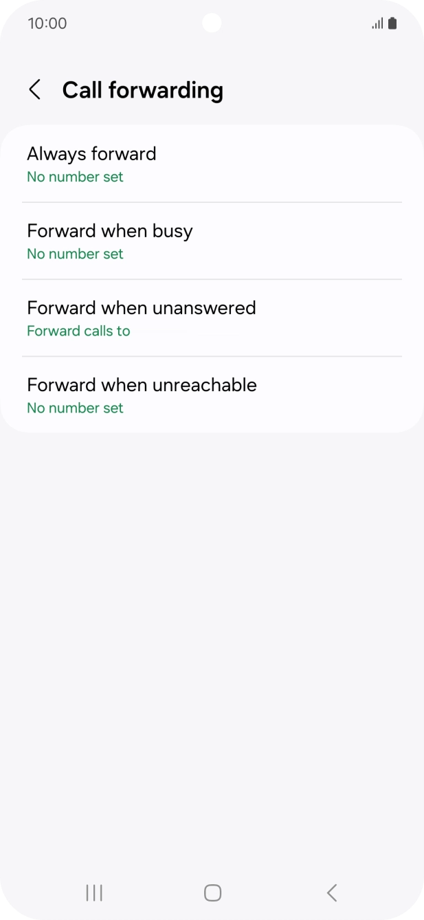 Press the Home key to return to the home screen.