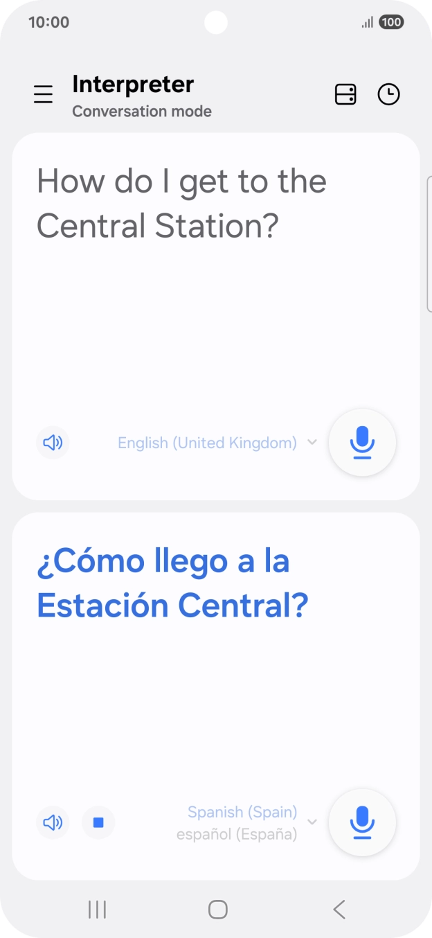 Follow the instructions on the screen to select the required language settings and use the function.