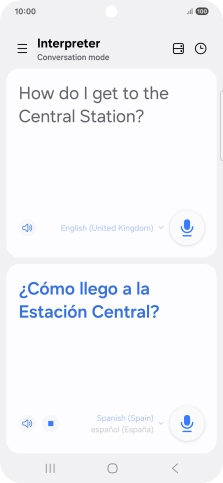 Follow the instructions on the screen to select the required language settings and use the function.